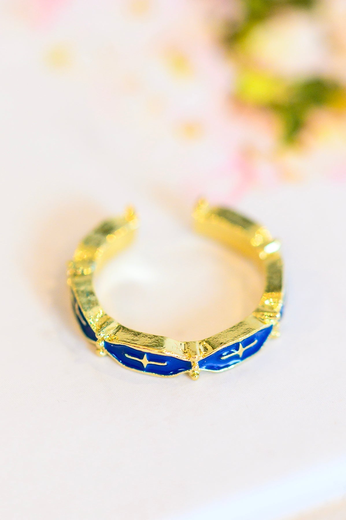 Mariana Hand Crafted Blue Ring