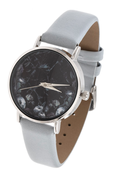 Blue Gray + Floral Watch
