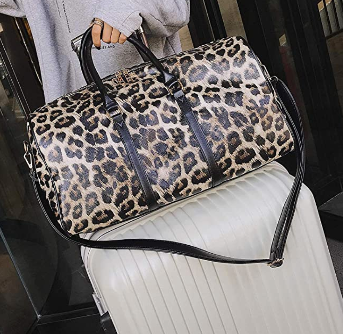 Leopard Flannelette Tote