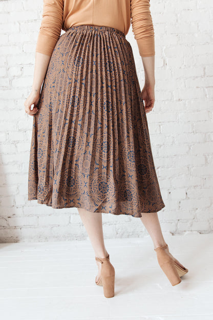 Cathedral Pleated Skirt