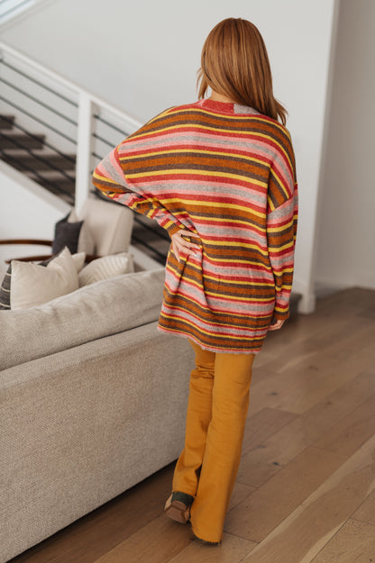 Henny Penny Striped Cardigan