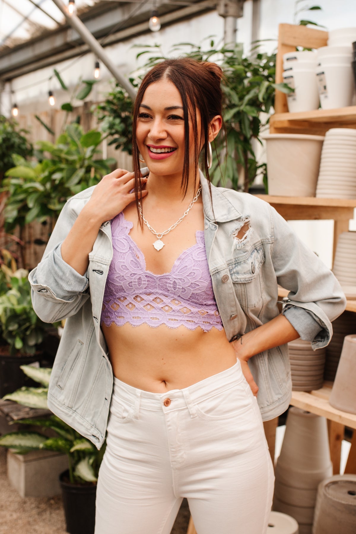 Mauve bralette best sale